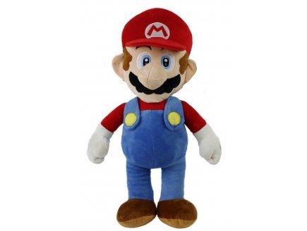 Peluche Super Mario : Mario 34 cm - Plombier - Nintendo - Doudou licence