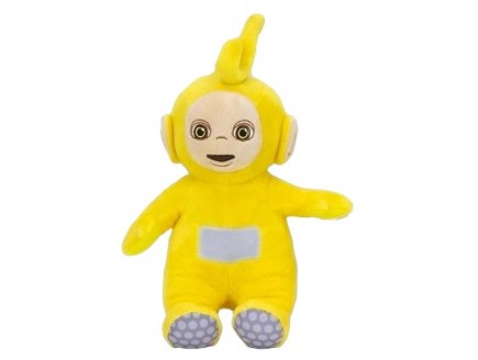 Peluche Tltubbies jaune - Laa-Laa 27 cm - Doudou Licence