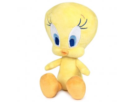 Peluche titi le canari jaune 22 cm - doudou licence looney tunes