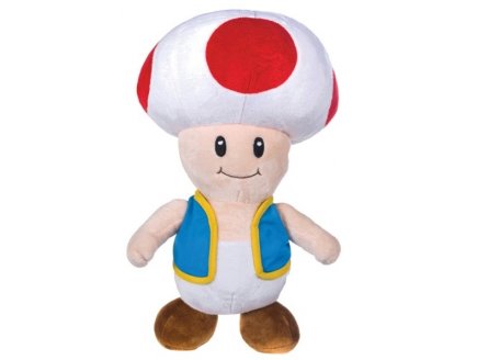 PELUCHE TOAD 27 CM - PELUCHE LICENCE OFFICIELLE NINTENDO SUPER MARIO