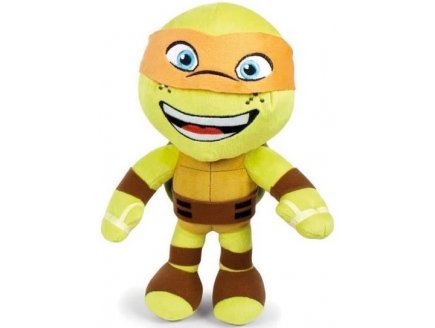 PELUCHE TORTUES NINJA ORANGE : MICHELANGELO GEANT 60 CM - GRANDE PELUCHE LICENCE TURTLES