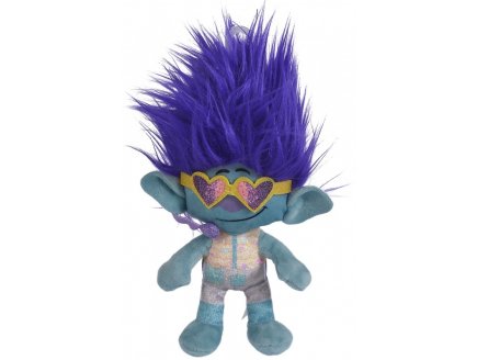 PELUCHE TROLLS WORLD TOUR BRANCHE SUPER STAR 24 CM - PELUCHE LICENCE DREAMWORKS