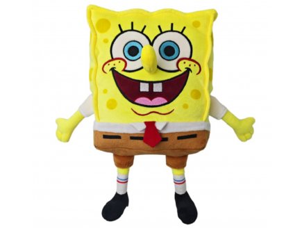 Peluche XL Bob L'�ponge 55 cm - Grand Doudou licence Bob L'�ponge