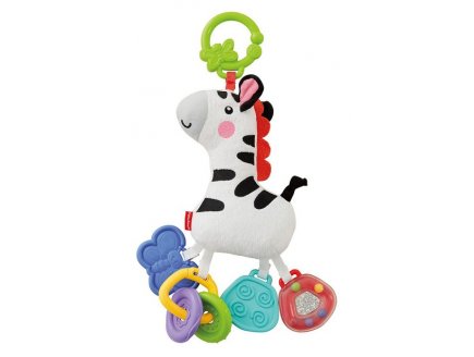 PELUCHE ZEBRE HOCHET AMI DE LA JUNGLE - FISHER PRICE - CBLT36 - EVEIL BEBE