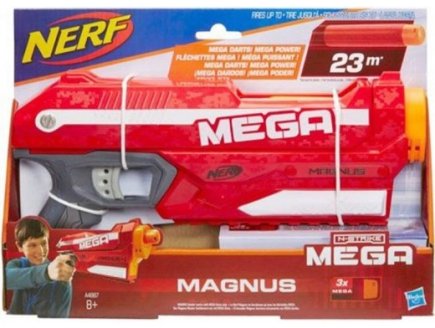 PISTOLET NERF N-STRIKE MEGA ELITE MAGNUS - HASBRO - A4887 - JEU PLEIN AIR