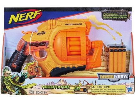 PISTOLET NERF NEGOTIATOR DOOMLANDS - HASBRO - B8572 - JEU PLEIN AIR