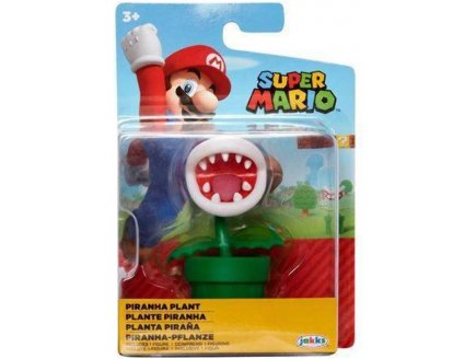 Plante piranha : 7 cm - figurine Nintendo articule - jakks