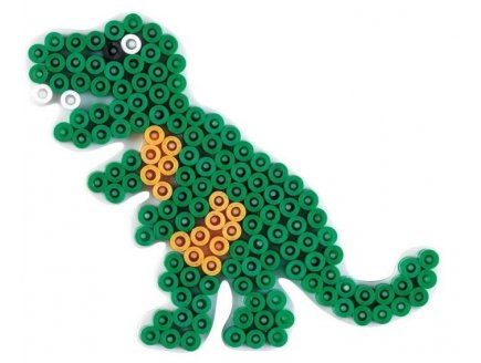Plaque Hama dinosaure pour perles a repasser midi - loisirs creatifs - 322