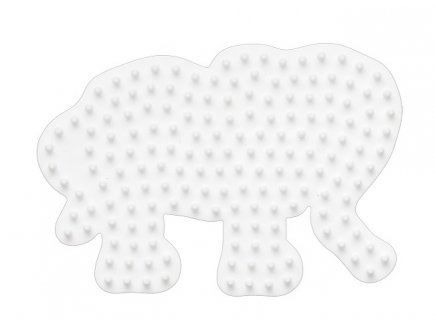 PLAQUE HAMA PETIT ELEPHANT POUR PERLES A REPASSER MIDI - LOISIRS CREATIFS - 319