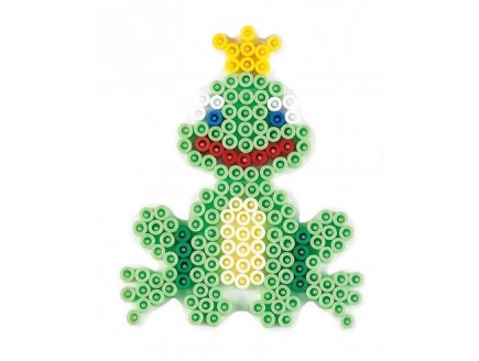 Plaque Hama petite grenouille pour perles a repasser midi - loisirs creatifs - 324