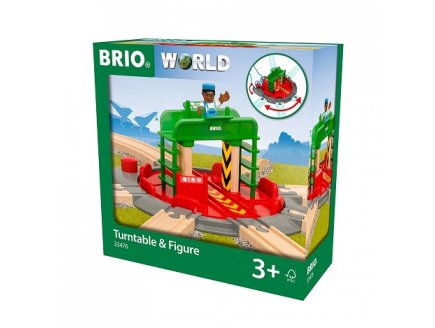 Plaque tournante et personnage - Brio world - 33476 - accessoire circuit train