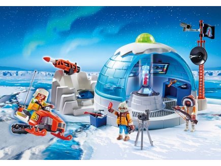 PLAYMOBIL ACTION 9055 QUARTIER GENERAL DES EXPLORATEURS POLAIRES