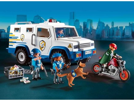 Playmobil Action Heroes 71597 Fourgon blindé avec convoyeurs de fonds