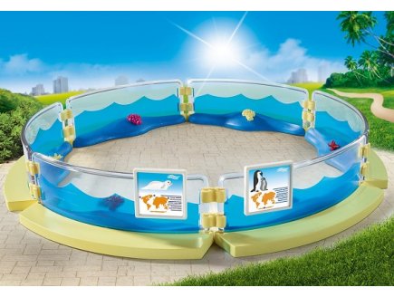 PLAYMOBIL AQUARIUM 9063 ENCLOS POUR LES ANIMAUX MARINS