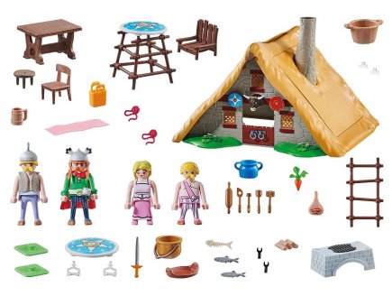 Playmobil asterix 70932 la hutte d'abraracourcix