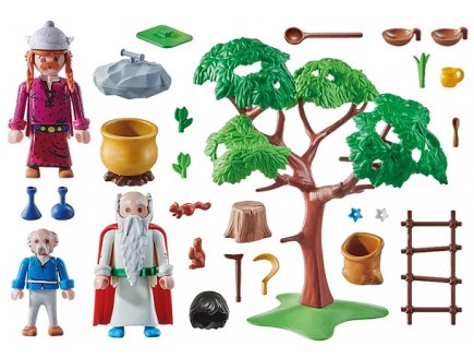 Playmobil asterix 70933 panoramix et le chaudron de potion magique