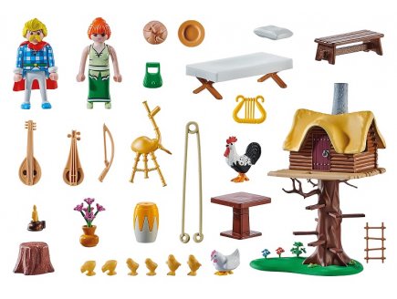 Playmobil asterix 71016 la hutte d'assurancetourix