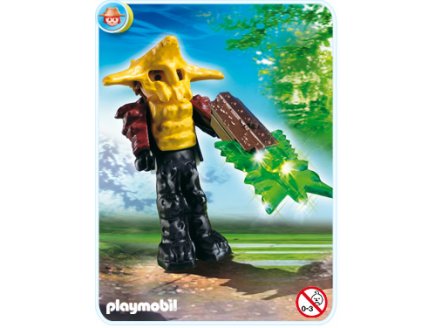 PLAYMOBIL CHASSEURS DE TRESORS 4848 GARDIEN DU TEMPLE AVEC ARME LUMINEUSE VERTE