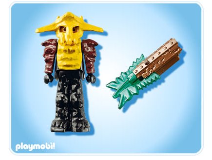 Playmobil chasseurs de tresors 4848 gardien du temple avec arme lumineuse verte