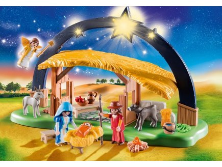 Playmobil christmas 9494 creche avec illumination