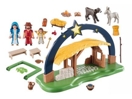 Playmobil christmas 9494 creche avec illumination