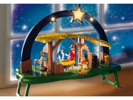Playmobil christmas 9494 creche avec illumination