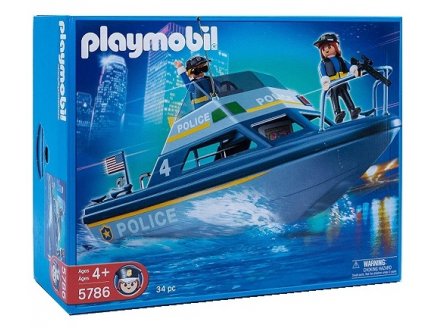 PLAYMOBIL CITY ACTION 5786 VEDETTE DE POLICE