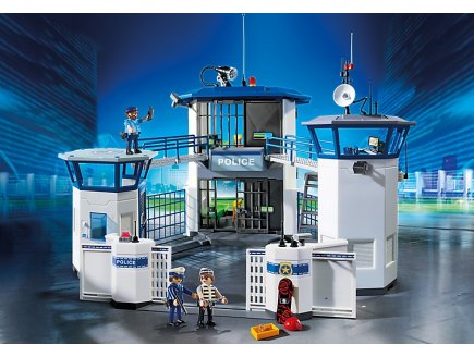PLAYMOBIL CITY ACTION 6919 COMMISSARIAT DE POLICE AVEC PRISON