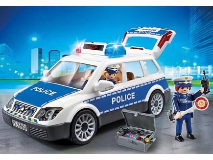 PLAYMOBIL CITY ACTION 6920 VOITURE DE POLICE AVEC GYROPHARE ET SIRENE