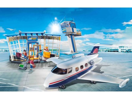PLAYMOBIL CITY ACTION 71153 AEROPORT AVEC AVION