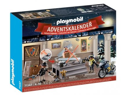 PLAYMOBIL CITY ACTION 71347 CALENDRIER DE L'AVENT POLICE - NOEL 2023