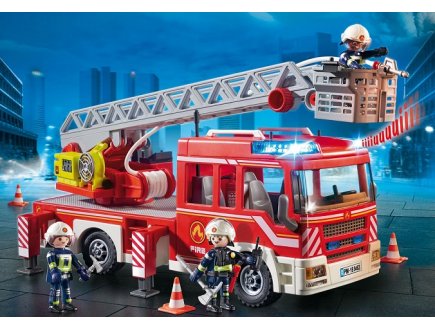 Playmobil city action 9463 camion de pompiers avec echelle pivotante