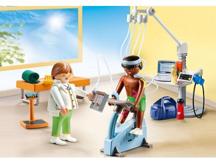 PLAYMOBIL CITY HOPITAL 70195 CABINET DE KINESITHERAPEUTE