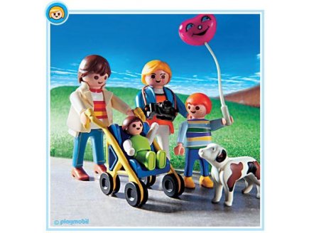 PLAYMOBIL CITY LIFE 3209 FAMILLE / POUSSETTE