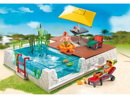 PLAYMOBIL CITY LIFE 5575 PISCINE AVEC TERRASSE