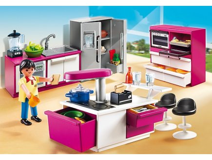 PLAYMOBIL CITY LIFE 5582 CUISINE AVEC ILOT