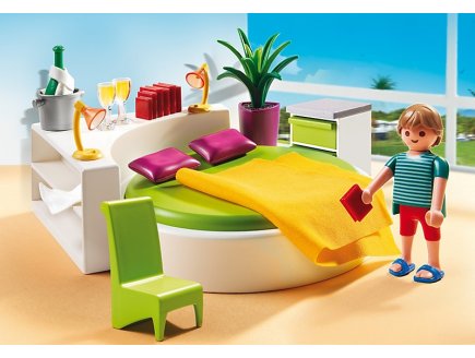 Playmobil city life 5583 chambre avec lit rond