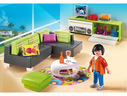 Playmobil city life 5584 salon moderne