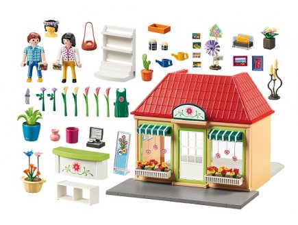 Playmobil city life 70016 magasin de fleurs