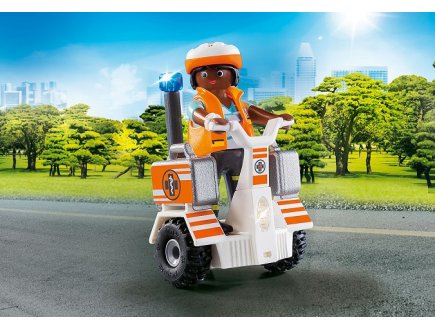 PLAYMOBIL CITY LIFE 70052 SECOURISTE ET GYROPODE