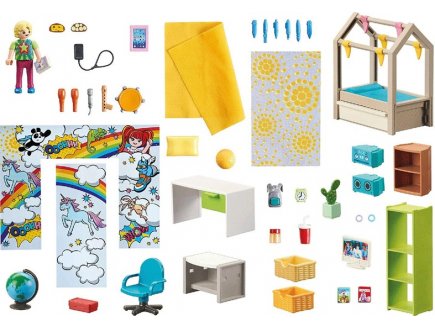 Playmobil city life 70988 chambre d'adolescent