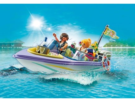 Playmobil City Life 71366 Mari�s et bateau