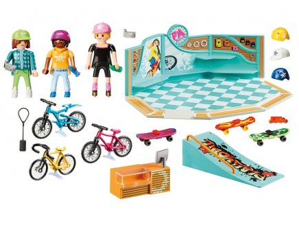 Playmobil city life 9402 boutique de skate et velos