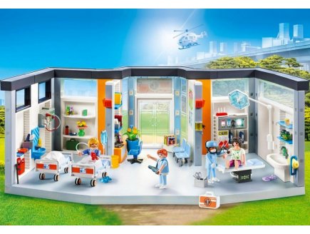 PLAYMOBIL CITY LIFE HOPITAL 70191 HOPITAL AMENAGE