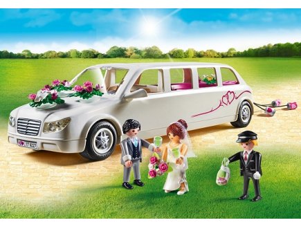 PLAYMOBIL CITY LIFE MARIAGE 9227 LIMOUSINE AVEC COUPLE DE MARIES