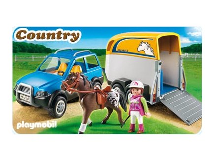 playmobil van chevaux 4189