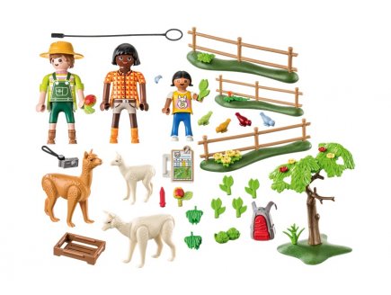 Playmobil country 71251 randonneurs et alpagas