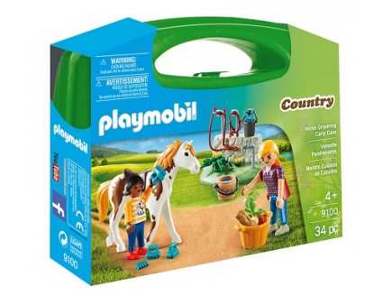 PLAYMOBIL COUNTRY 9100 VALISETTE PALEFRENIERES