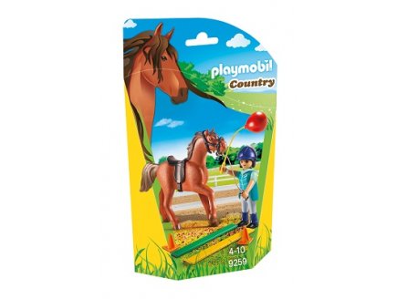 PLAYMOBIL COUNTRY 9259 ECUYERE AVEC CHEVAL