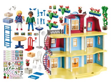 Playmobil dollhouse 70205 grande maison traditionnelle